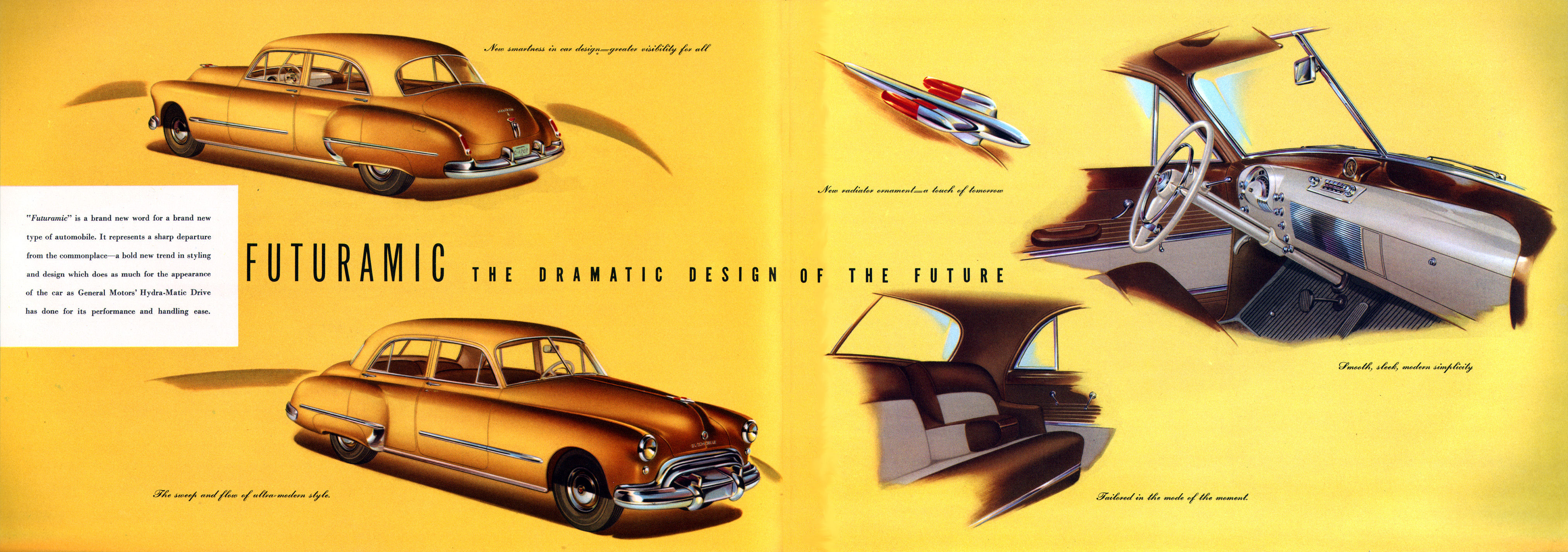 1948 Oldsmobile Futuramic 98 Brochure Page 1